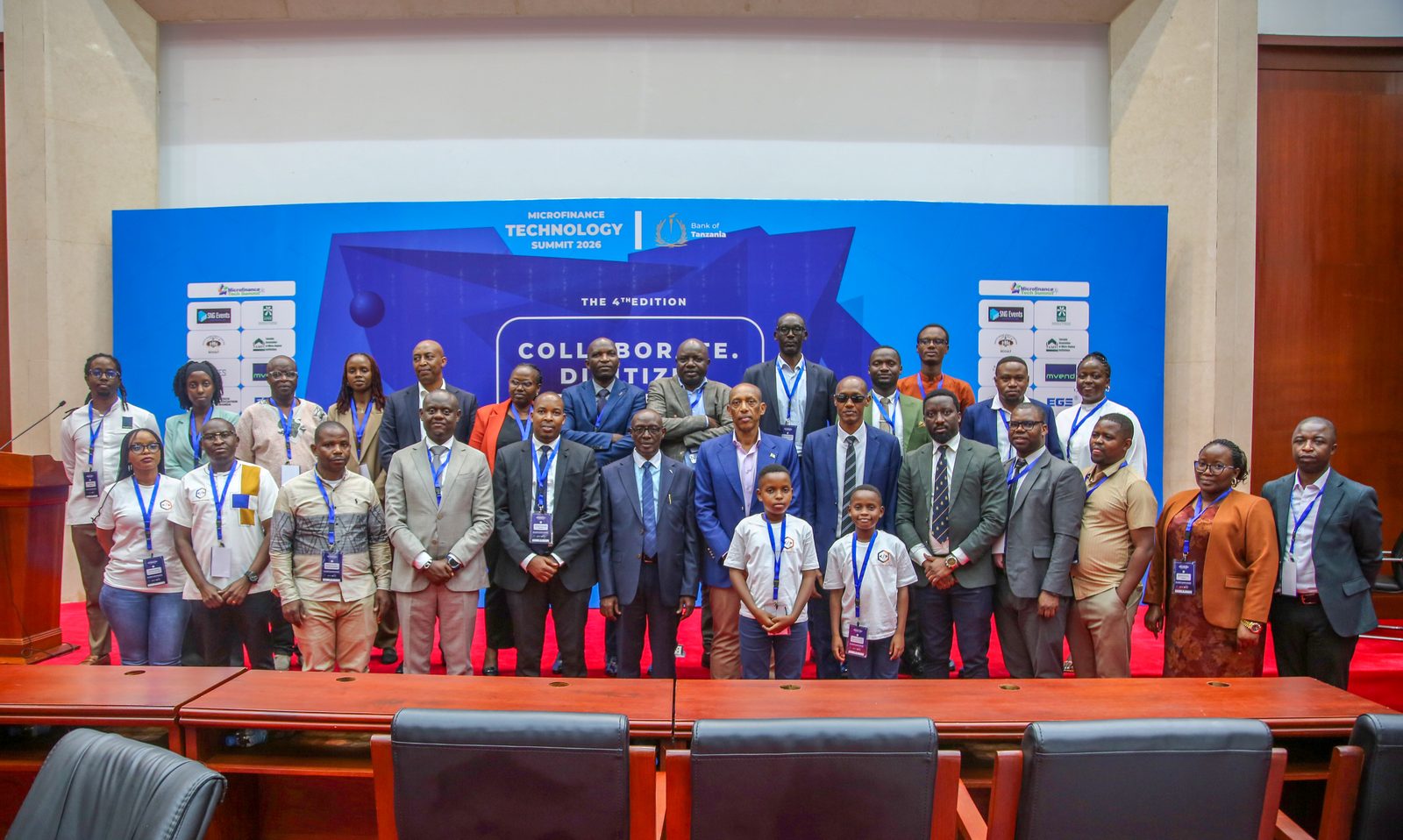 Group photo of delegates at the Microfinance Technology Summit